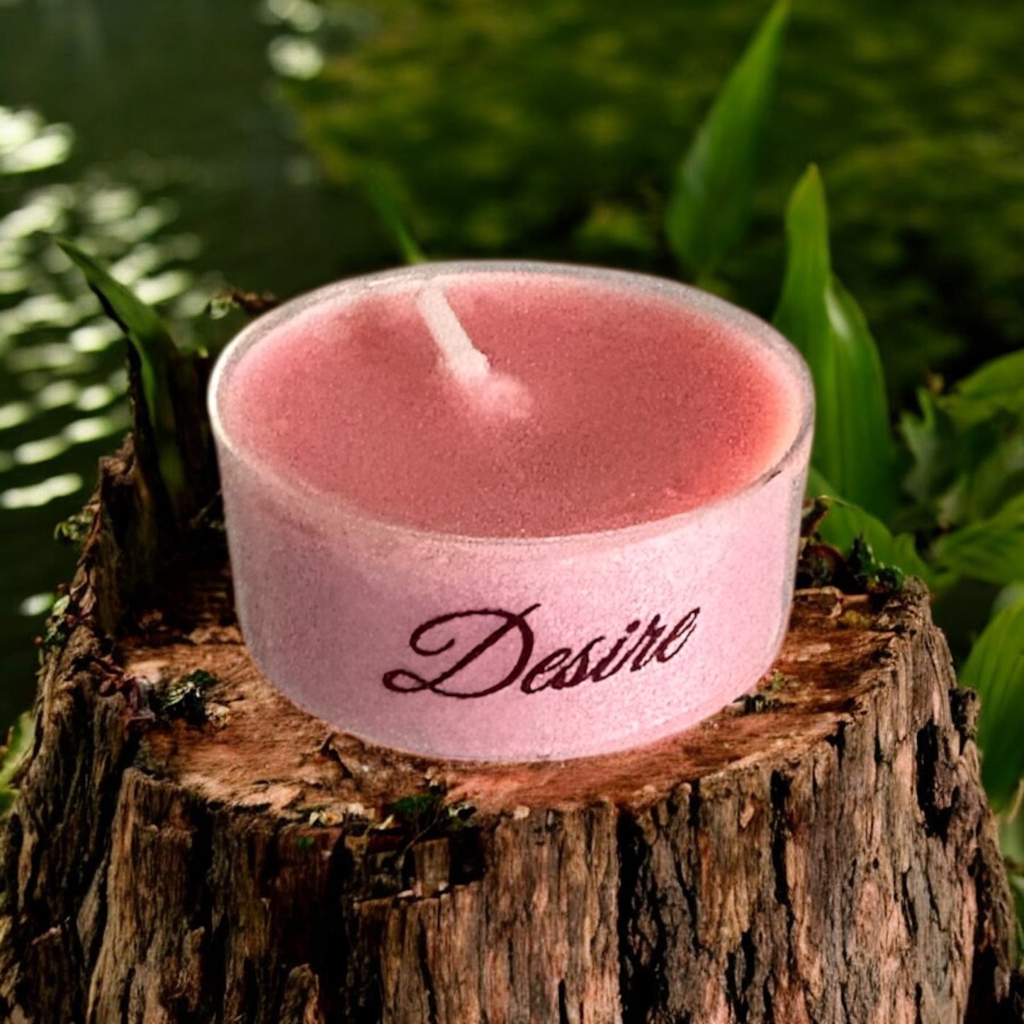 Handcrafted Tea Light Candle - Desire Fragrance