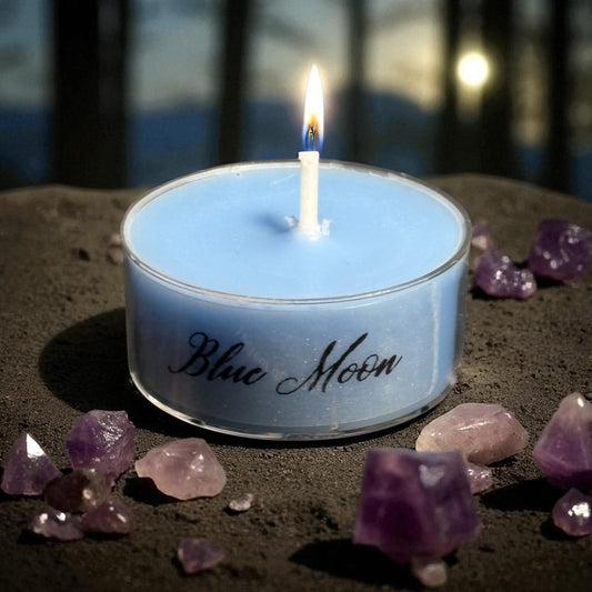 Handcrafted Tea Light Candle - Blue Moon Fragrance